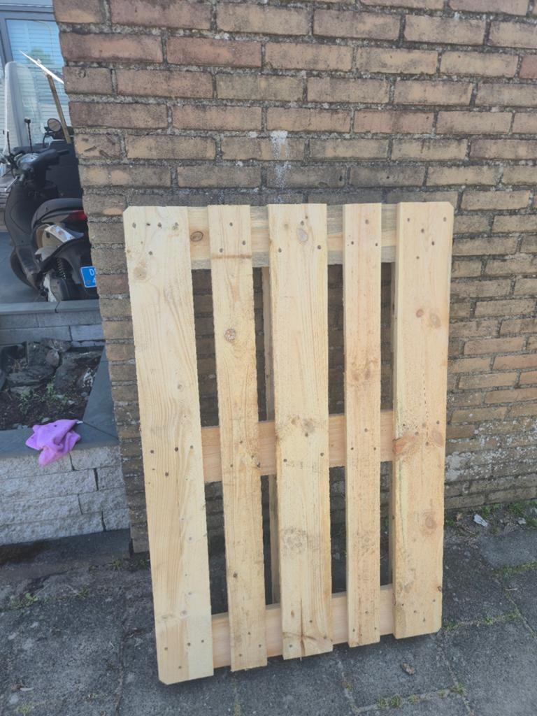 Europalet gratis af te halen, Doe-het-zelf en Verbouw, Hout en Planken, Ophalen, Minder dan 25 mm, Pallet, Minder dan 200 cm