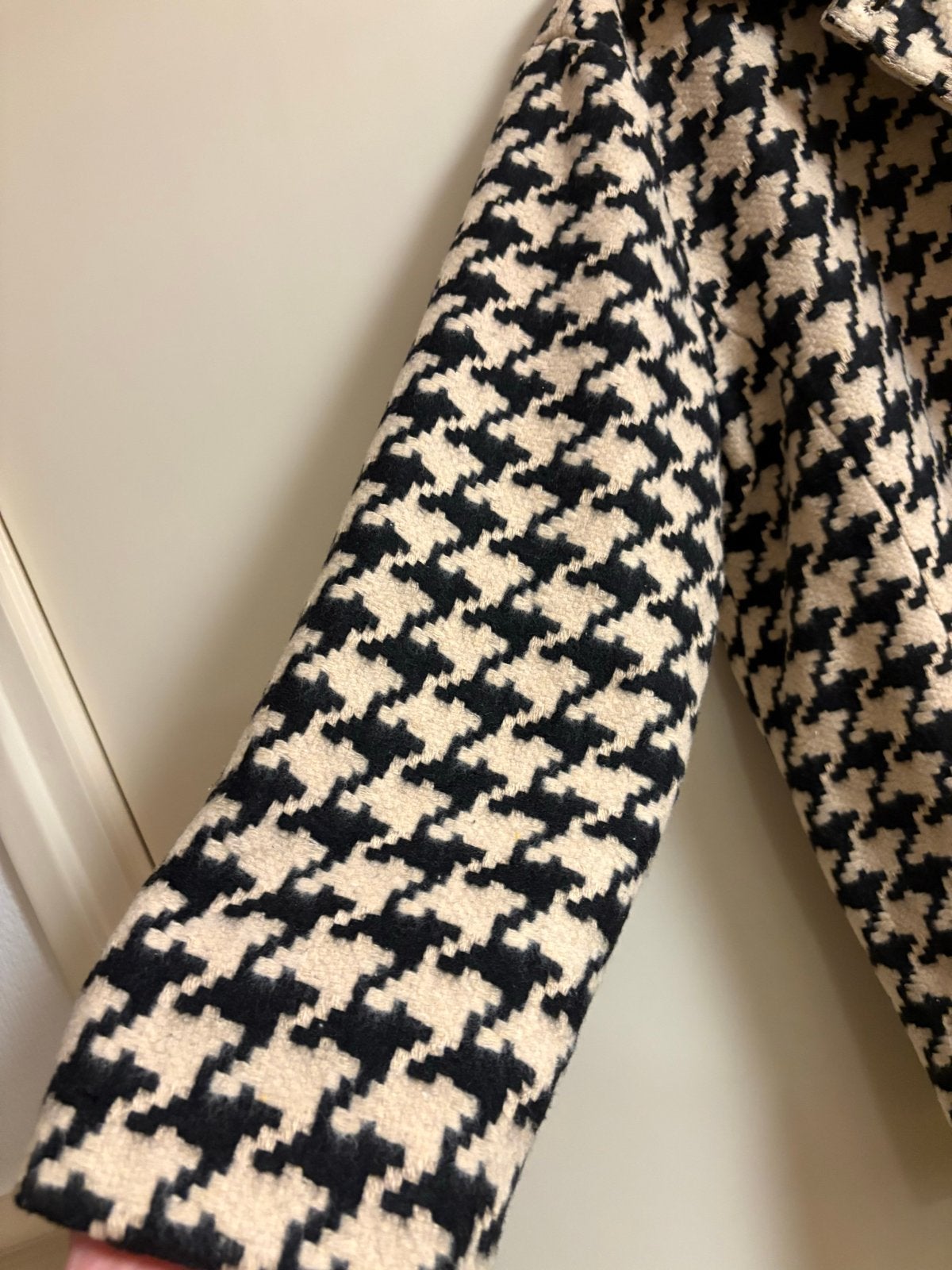 Nieuwe Pied-de-Poule Jas - Maat 48 excellent, Ophalen of Verzenden, Nieuw, Maat 46/48 (XL) of groter, Zwart