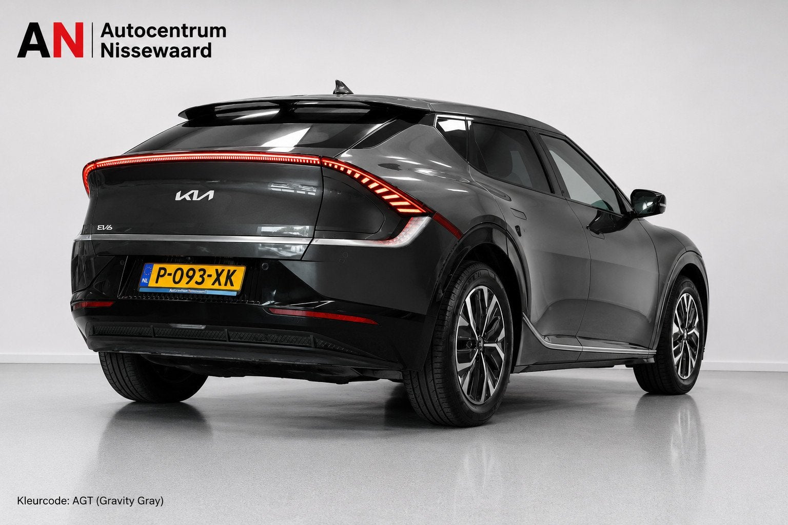 Kia EV6 Plus AWD 77.4 kWh SOH 99% |Stoel-stuurverwarming|, Auto's, Automaat, Dealer onderhouden, Gebruikt, Zwart