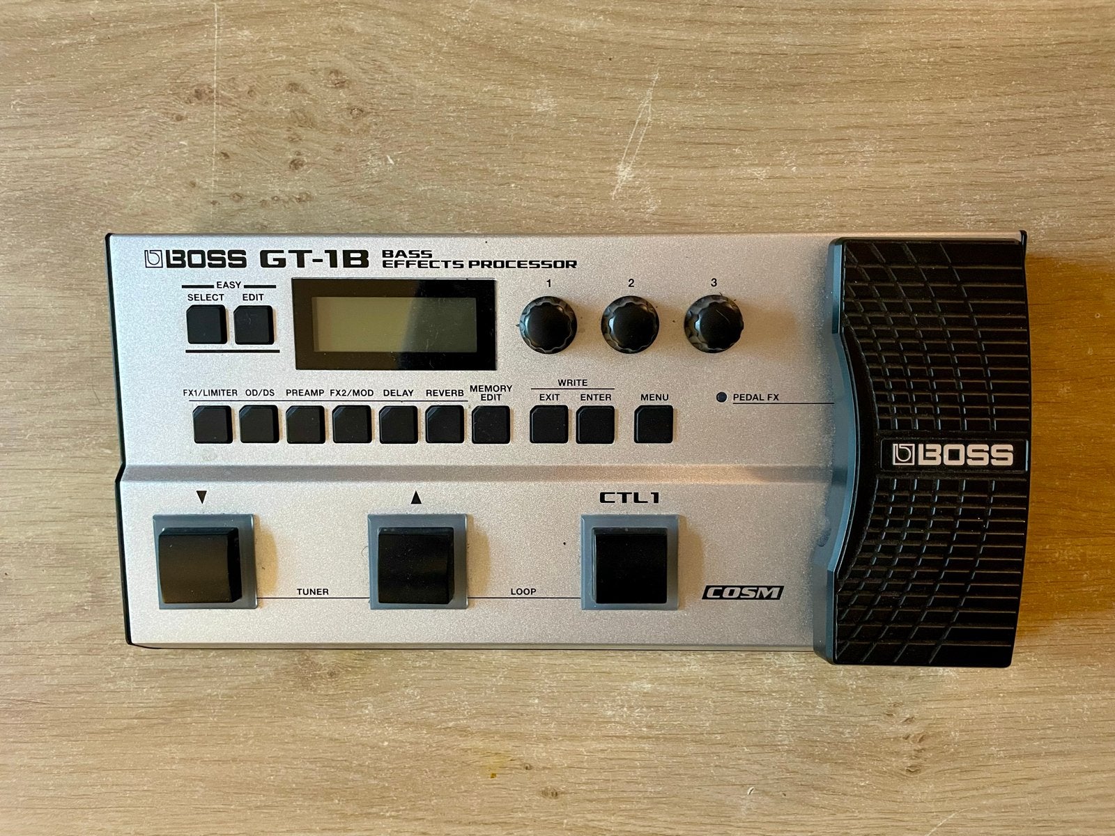 Boss GT-1B Bass Effects Processor - Zo goed als nieuw, Ophalen, Zo goed als nieuw, Distortion, Overdrive of Fuzz