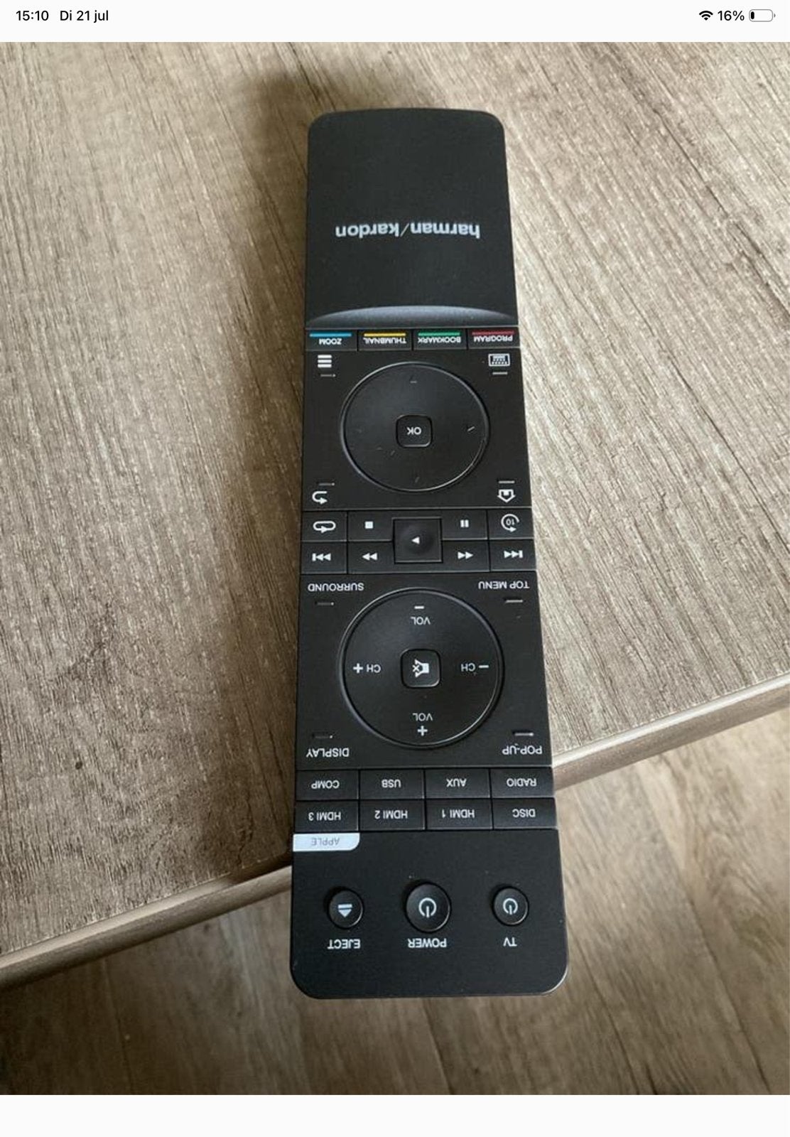 Nieuwe Harman Kardon Afstandsbediening, Ophalen of Verzenden, Nieuw, Origineel, Receiver of Versterker