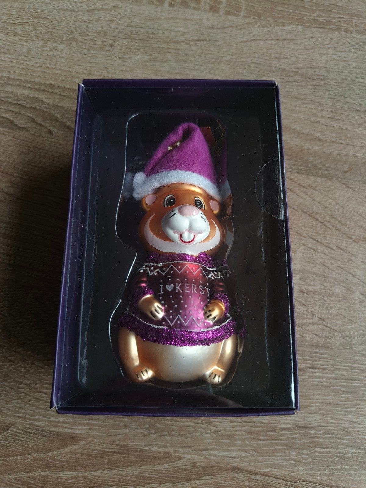 AH Excellent glazen hanger hamster Harrie, Diversen, Ophalen of Verzenden, Nieuw