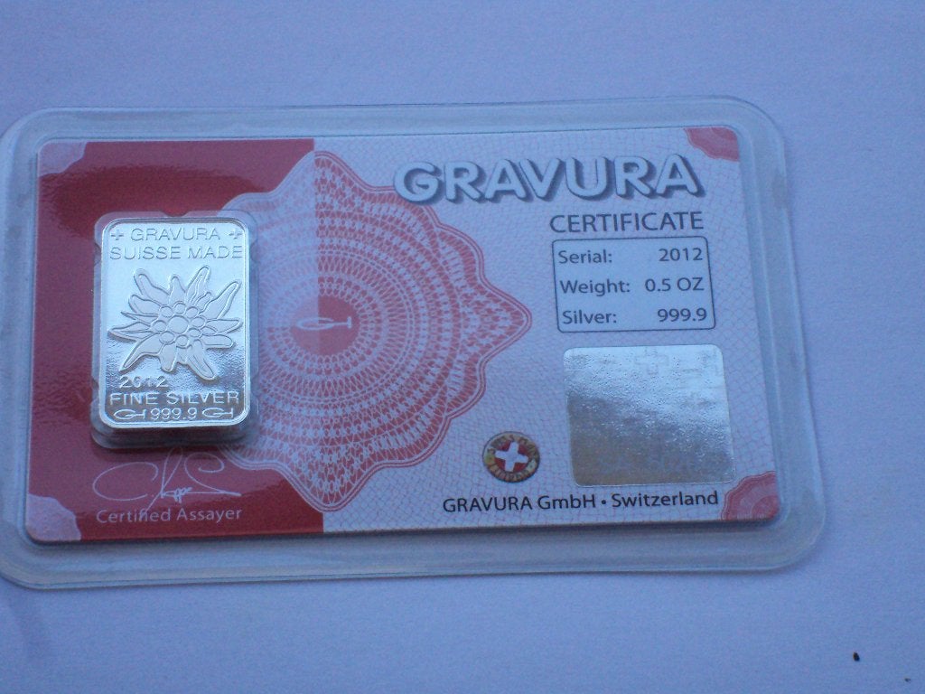 Gravura Certificate 2012 Silber 999,9, Verzenden, Zilver