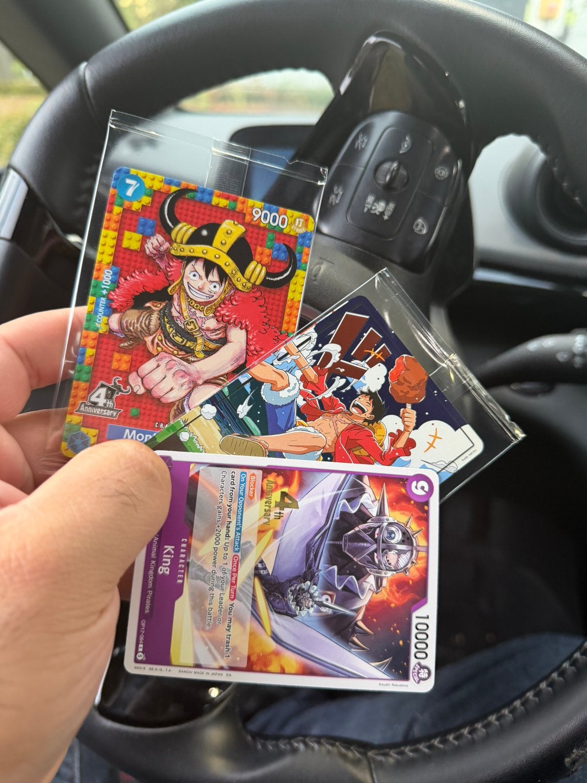 One piece op-17 | 4th anniversary pre release kaarten, Ophalen of Verzenden, Zo goed als nieuw