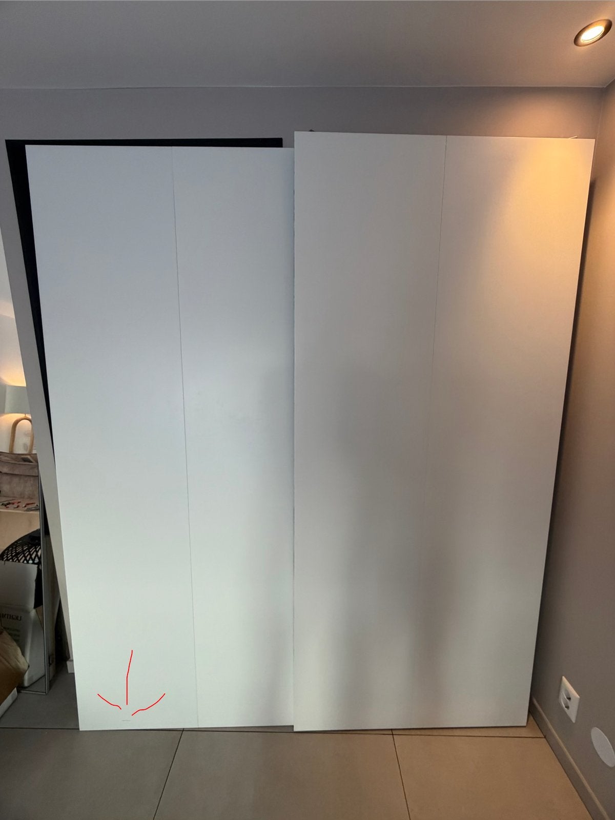 IKEA PAX HASVIK schuifdeuren incl. rail + softclose, Huis en Inrichting, Kasten | Roldeurkasten en Archiefkasten, Ophalen, Zo goed als nieuw