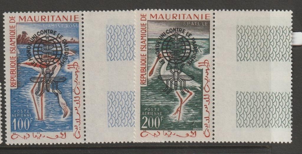 TSS Kavel 810297 Mauritanië  Pf  minr VII-VIII malaria, Ophalen, Overige landen, Postfris
