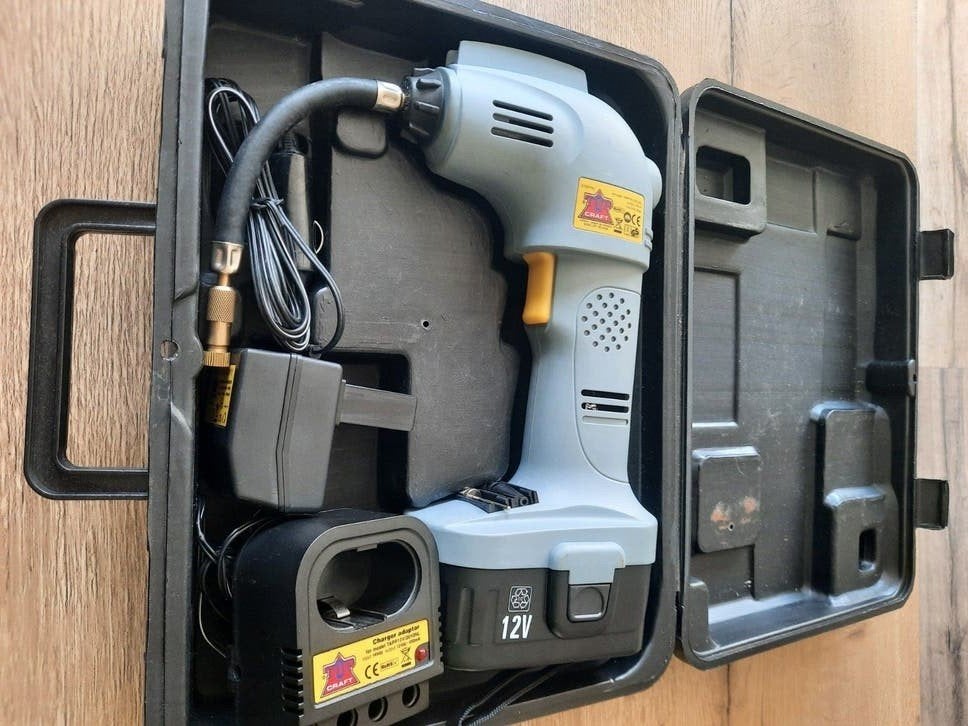 Top Craft nieuw Accu Compressor 12V, Doe-het-zelf en Verbouw, Compressors, 10 bar of meer, Nieuw, Ophalen of Verzenden, Minder dan 200 liter/min