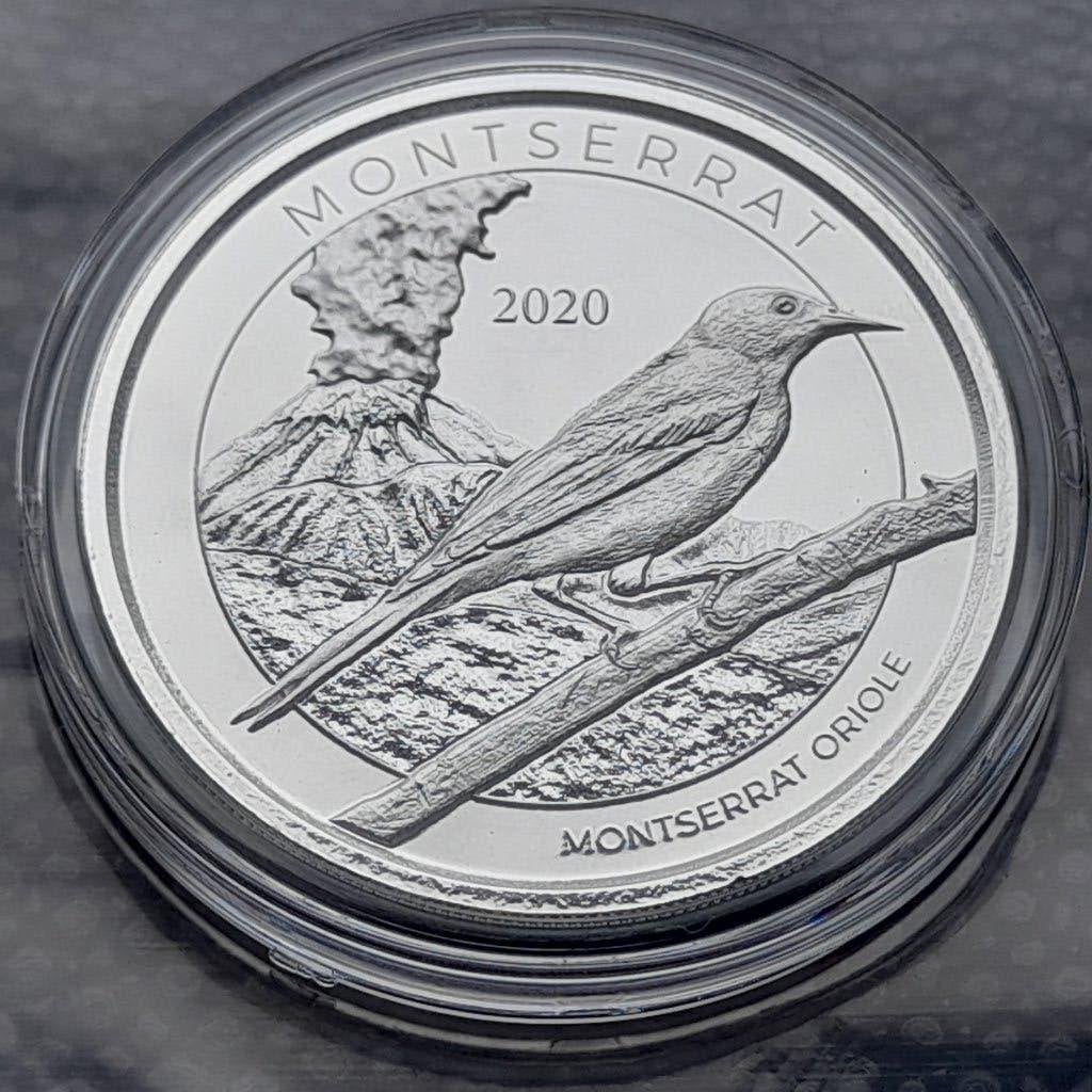 2020 Oriole - Montserrat - 1 oz Silver BU, Ophalen of Verzenden, Noord-Amerika, Zilver