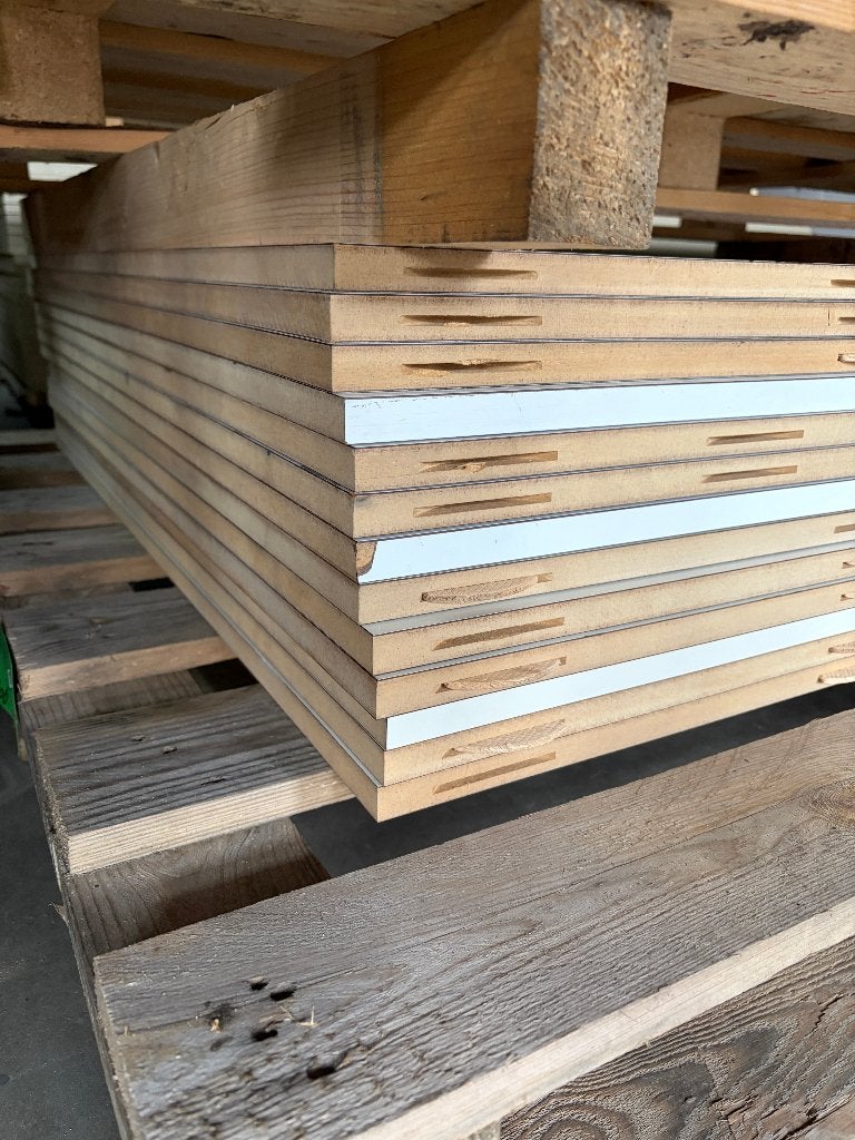 Vochtwerende V313 MDF platen met HPL afwerklagen wit ( 221 ), Ophalen, Minder dan 20 mm, Zo goed als nieuw, Nb