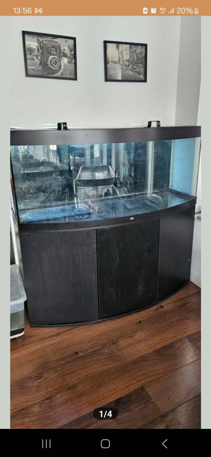 Juwel Vision 450 L (151/61/61), Ophalen, Gebruikt, Aquariummeubel, Inclusief deksel