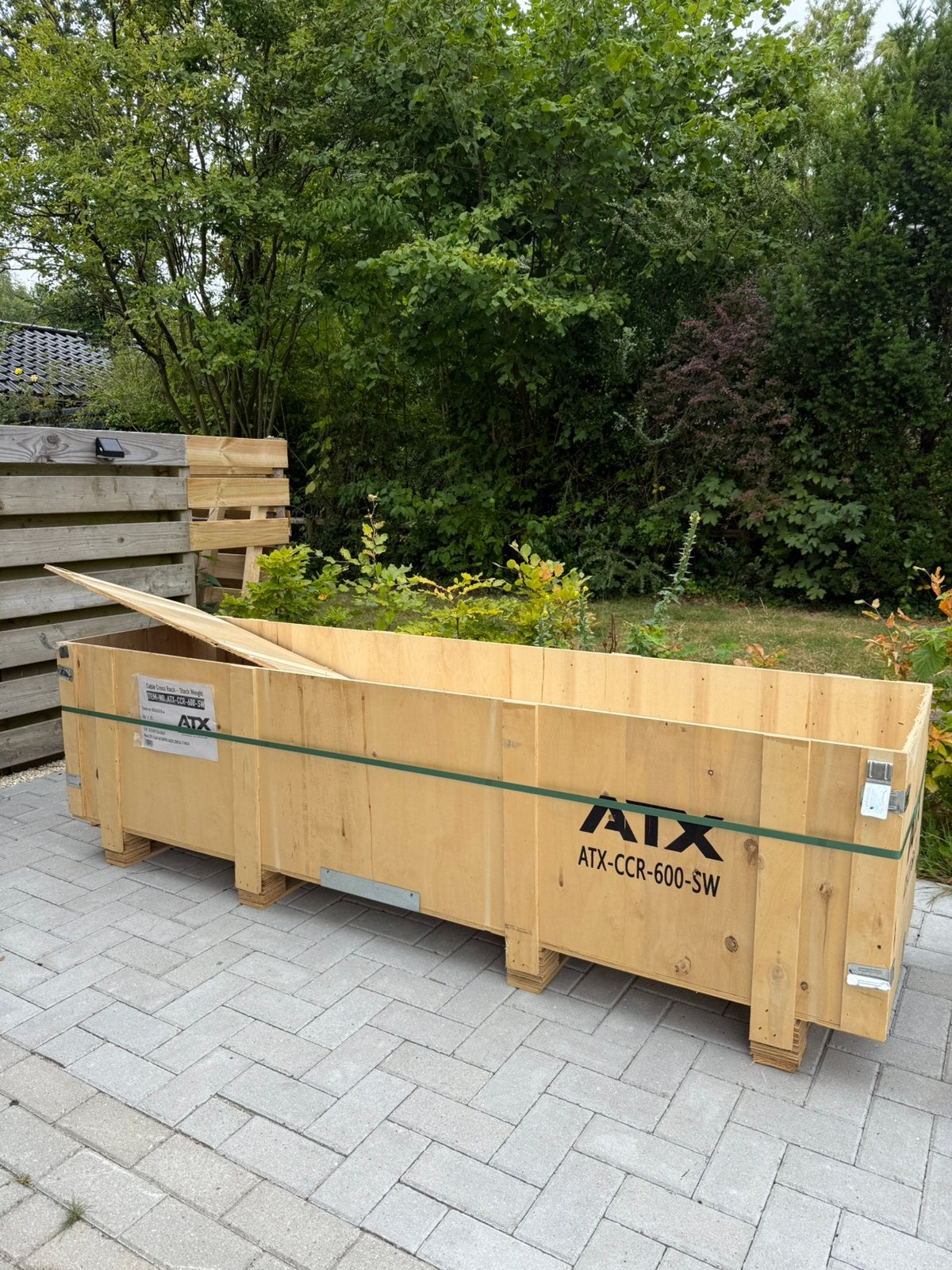 Houten box gratis! 228 cm bij 60 x 60, Ophalen, Minder dan 25 mm, Zo goed als nieuw, 200 tot 250 cm
