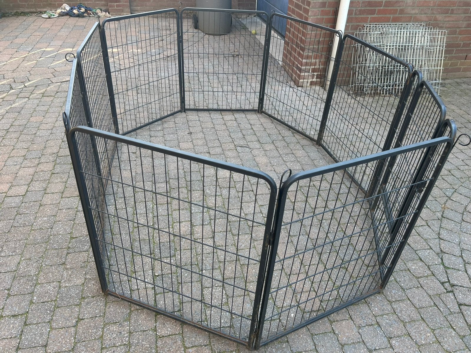 Te koop extra ruime puppy ren 80 cm hoog. 9 delig, Hondenkennel, 65 tot 100 cm, Ophalen of Verzenden, 110 cm of meer