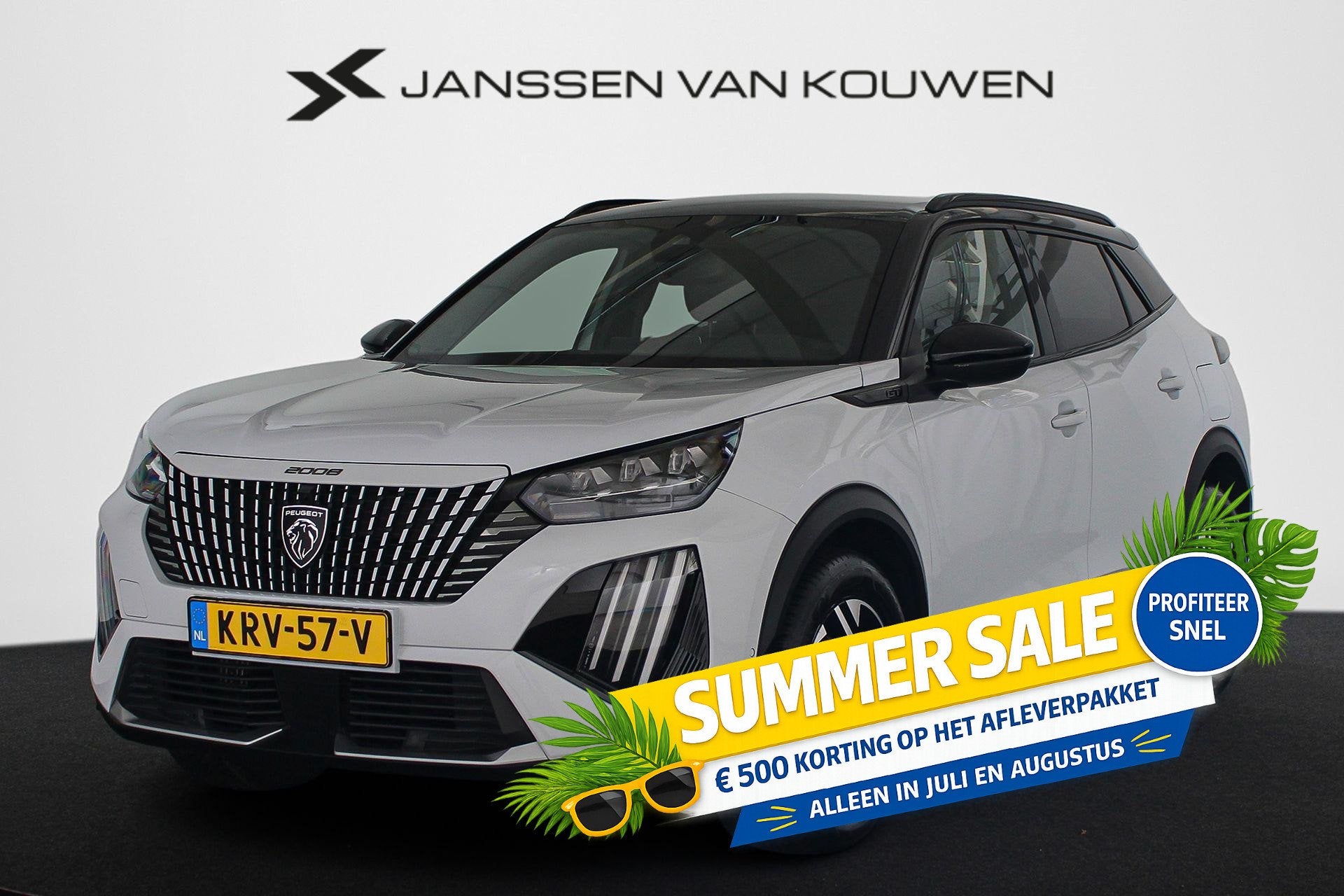 Peugeot 2008 1.2 Hybrid 136 GT Keyless 360-Camera Dodehoek L
