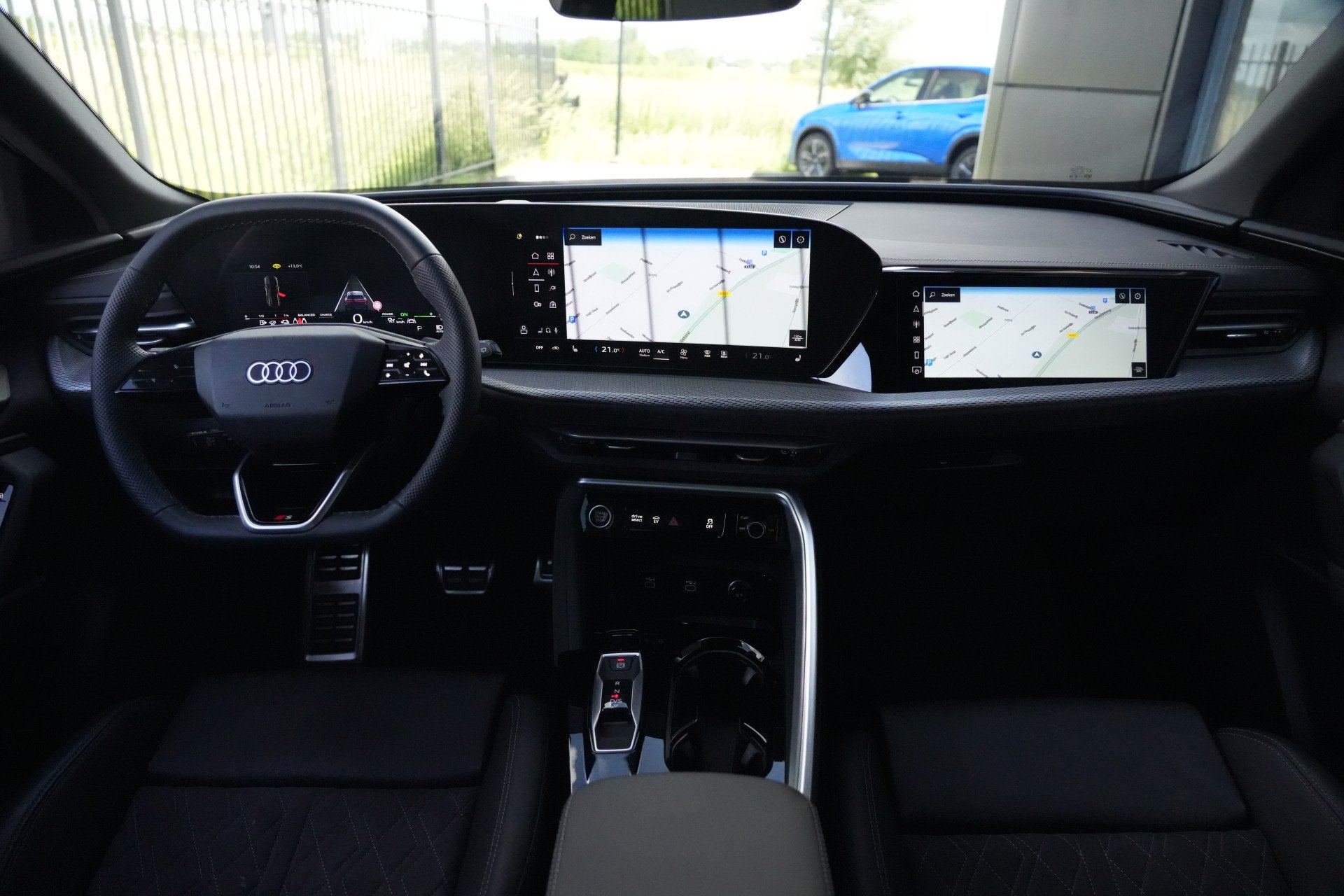 Audi Q5 Sportback 2.0 TFSI e-hybrid quattro S edition Sportb, Auto's, Automaat, Verwarmde buitenspiegels, Gebruikt, Zwart