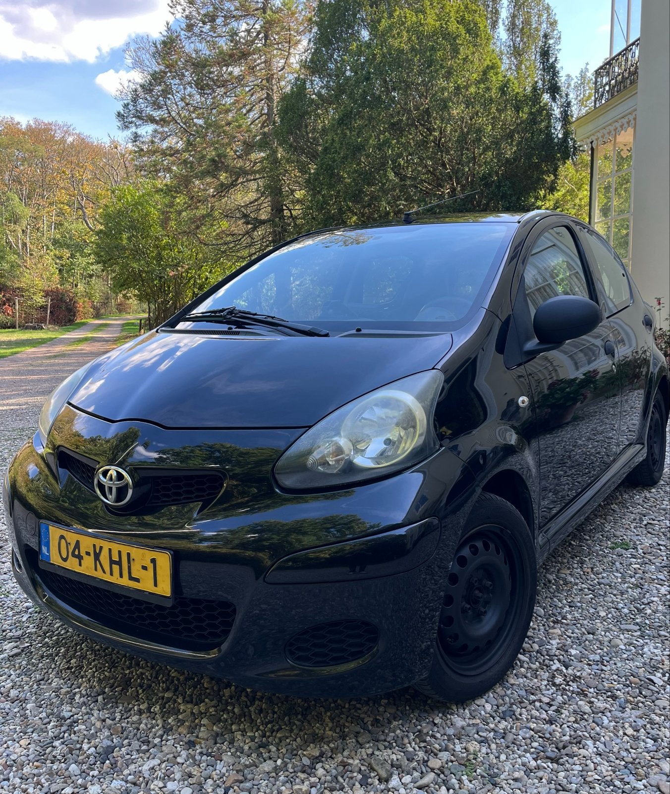 Toyota Aygo 1.0 12V Vvt-i 5DRS 2009 Zwart, Voorwielaandrijving, Stof, Zwart, 4 stoelen