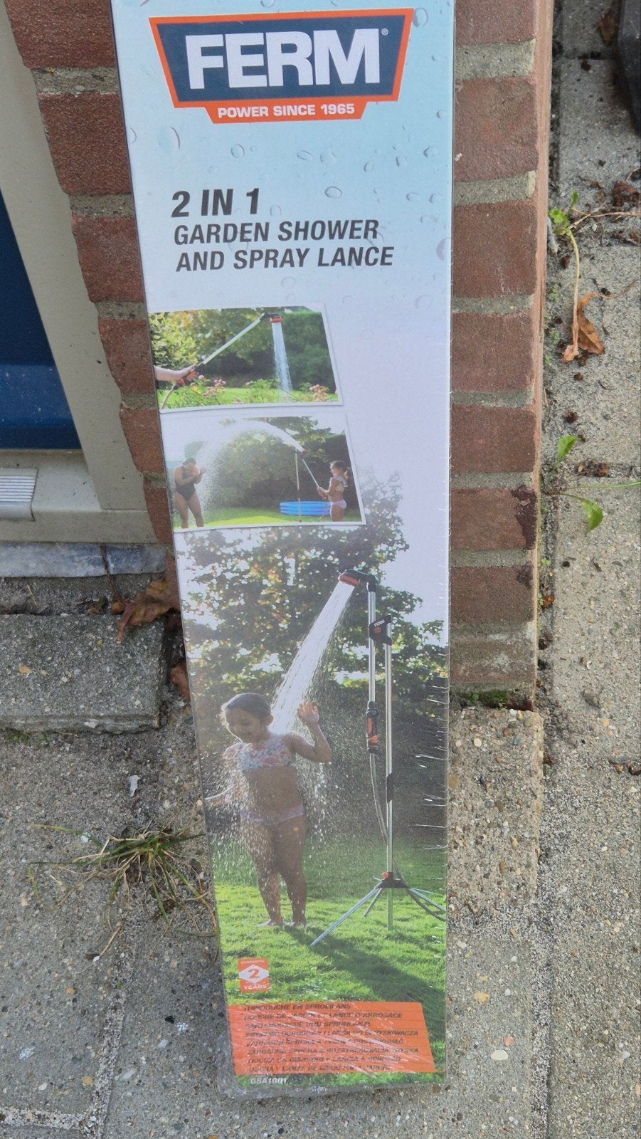 Ferm 2-in-1 Tuindouche en Sproeilans, Tuin en Terras, Ophalen of Verzenden, Nieuw, Overige typen