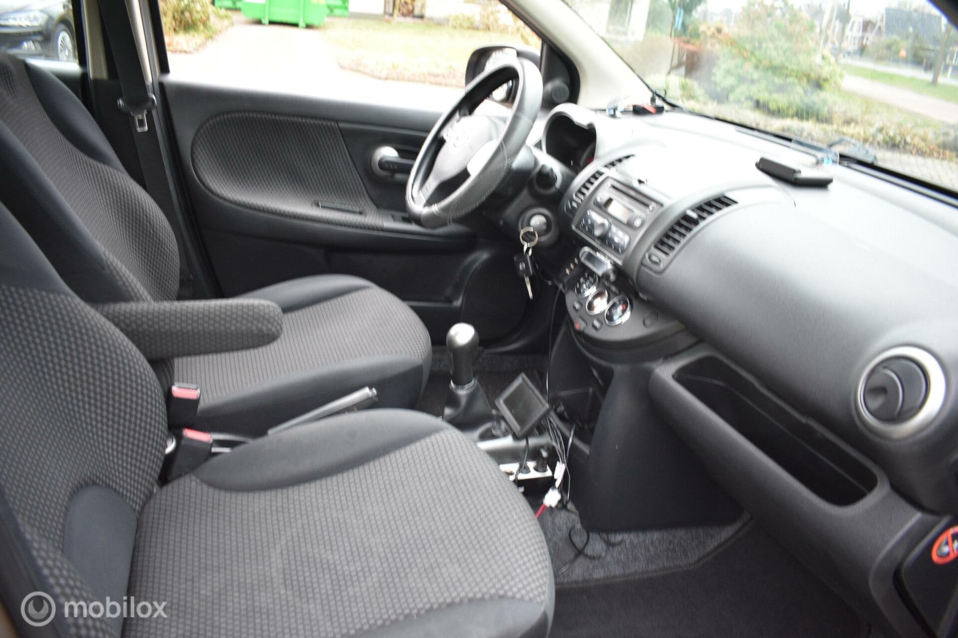 Nissan Note 1.4 Acenta '07 Clima|LM wielen|Trekhaak!, Voorwielaandrijving, Stof, 40 €/maand, 4 cilinders