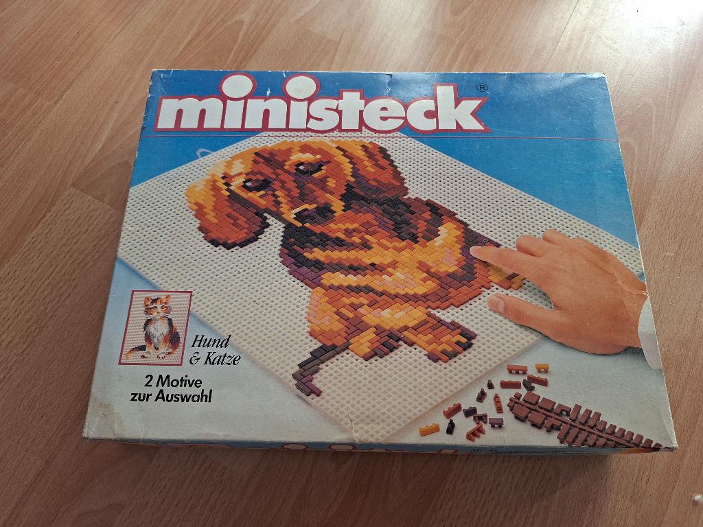 Ministeck Hund & Katze, inhoud zie foto's, Hobby en Vrije tijd, Ministeck, Ophalen of Verzenden, Overige typen