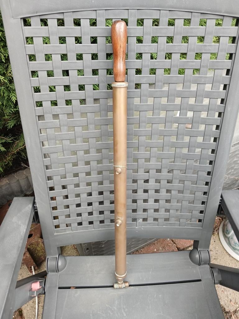 Antieke messing spuit, Ophalen of Verzenden