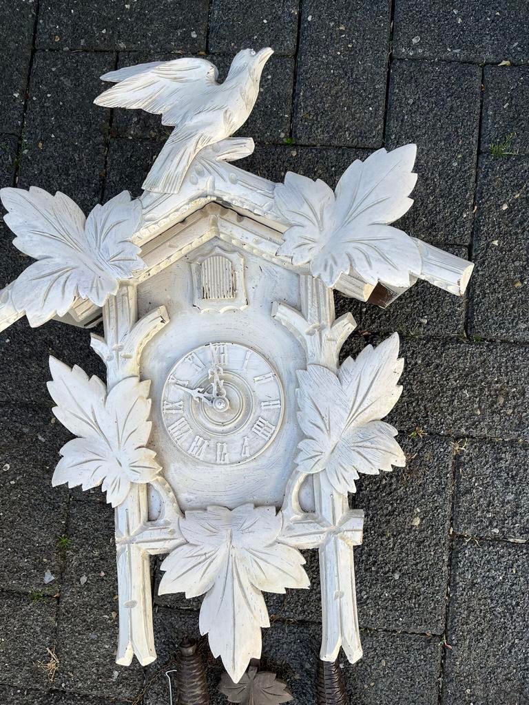 Antieke originele zwitserse koekkoeksklok, Ophalen