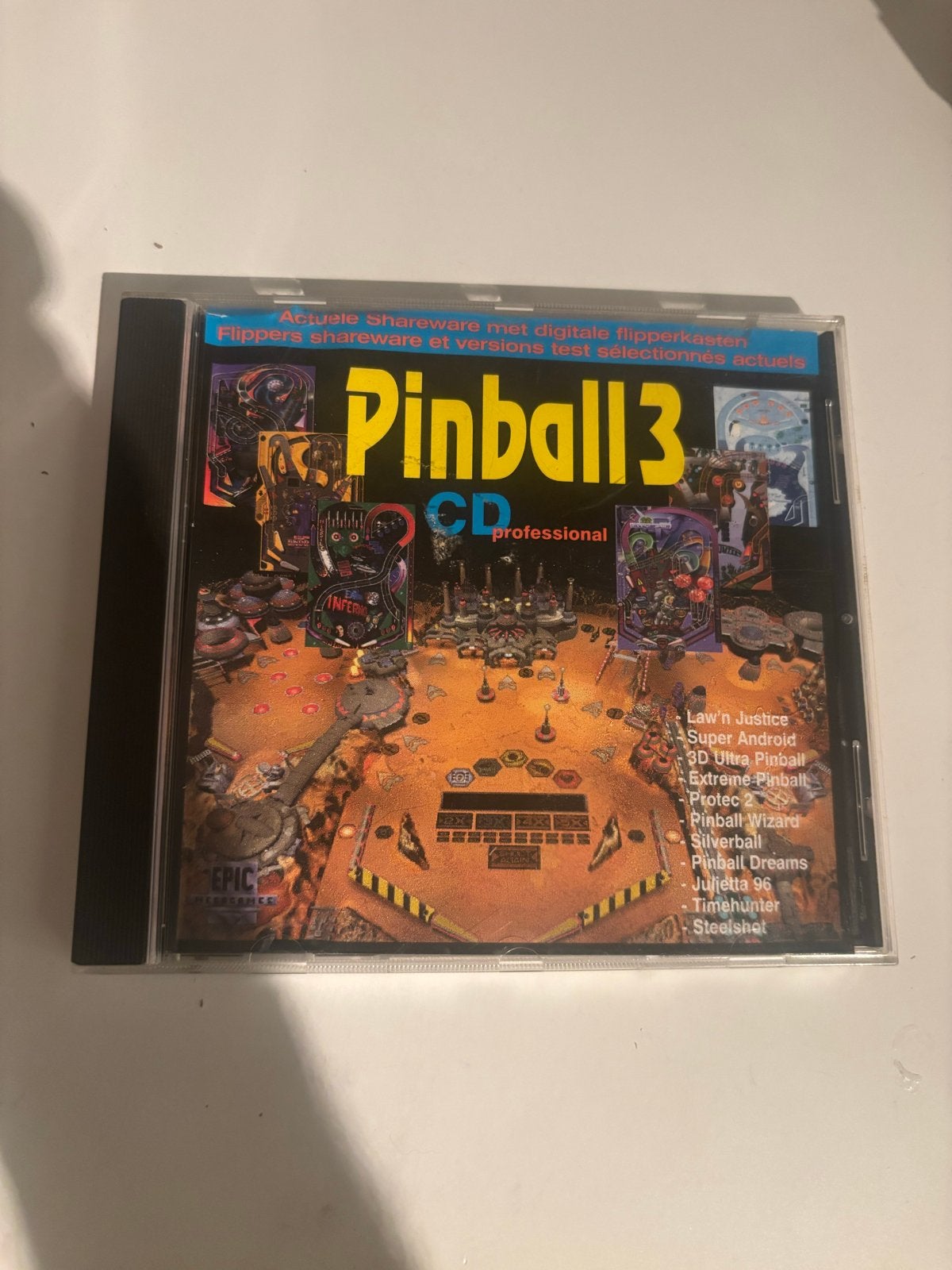 Pinball 3 CD Professional - Retro Flipperkast Spel, Gebruikt, 1 speler, Ophalen of Verzenden, Vanaf 7 jaar