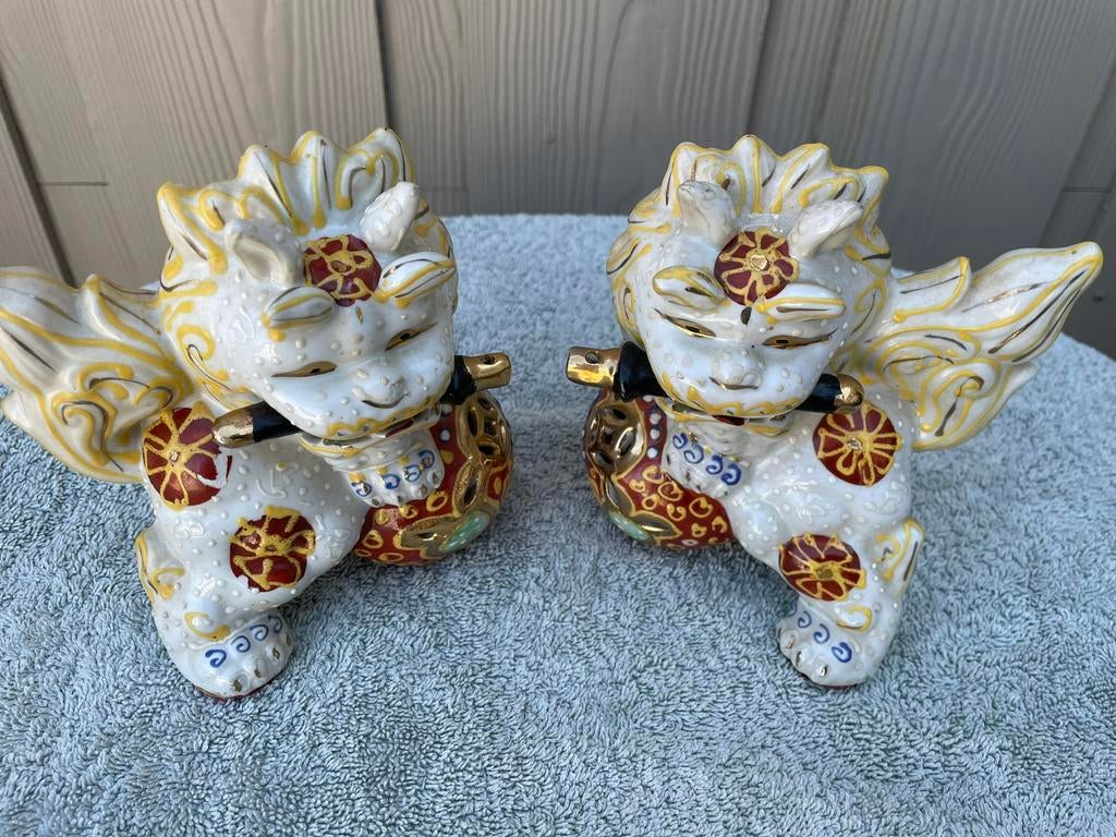 Antieke Chinese Foo Dogs, Antiek en Kunst, Ophalen of Verzenden