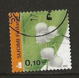 Finland 5, lelietje van dalen, Verzenden, Finland, Gestempeld