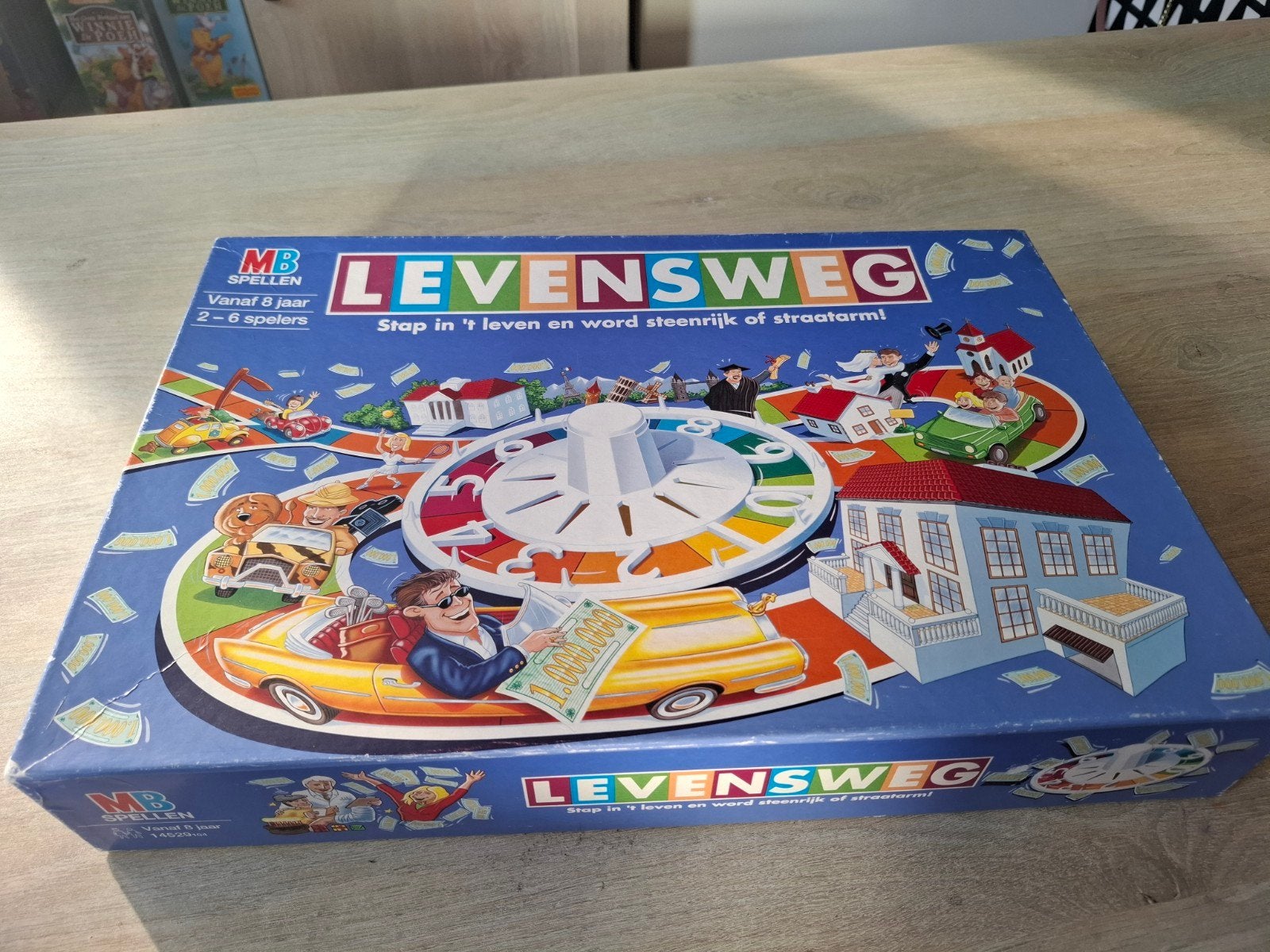 Levensweg bordspel - Compleet en in goede staat, Hobby en Vrije tijd, Gezelschapsspellen | Bordspellen, Gebruikt, Een of twee spelers