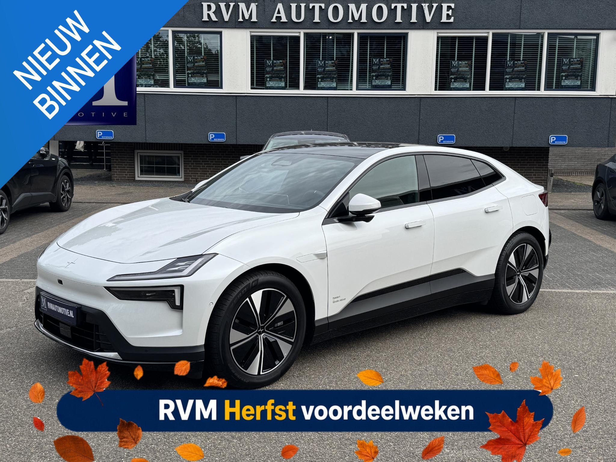 Polestar 4 Long Range Dual motor 100 kWh | SURROUND VIEW | H, Auto's, Automaat, Wit, Vierwielaandrijving, 2330 kg