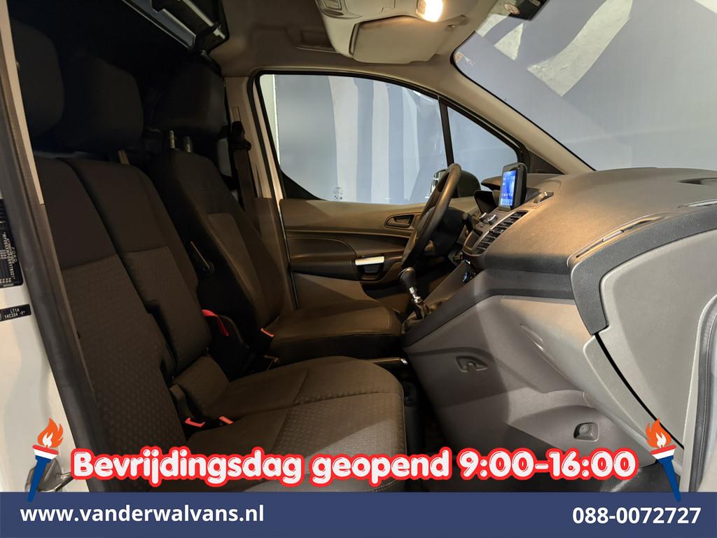 Ford Transit Connect 1.5 EcoBlue 120pk L2H1 Euro6 Airco | 3-, Auto's, Bestelauto's, Voorwielaandrijving, Stof, Gebruikt, 4 cilinders