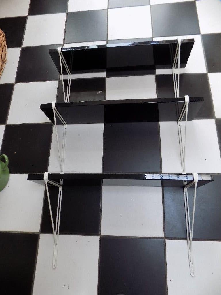Wandrek 3 schappen Ikea Ekby Tony 14175, Ophalen of Verzenden, Gebruikt