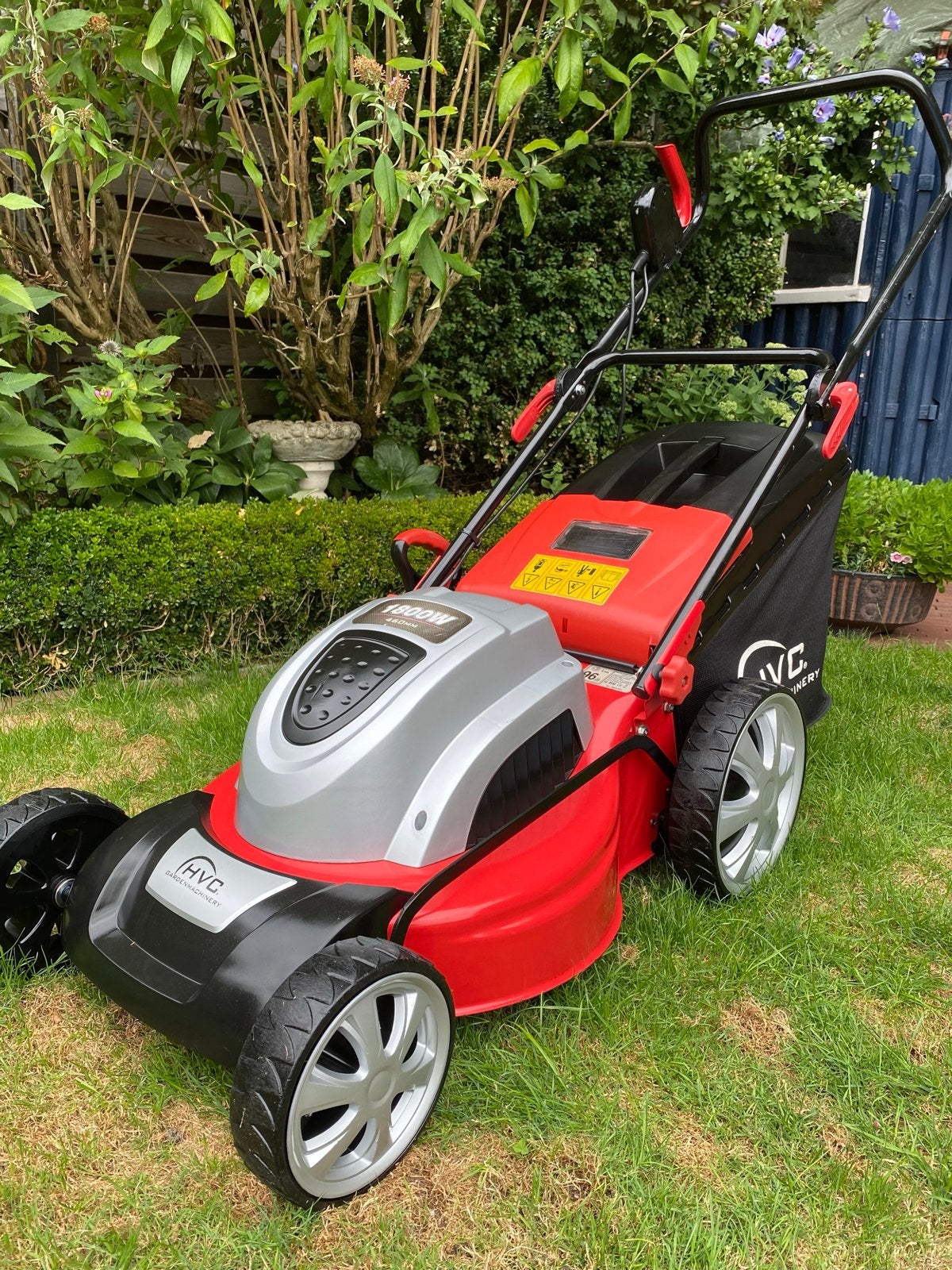 Elektrische Grasmaaier 1800W - 460mm Maaibreedte, Tuin en Terras, Ophalen, Cirkelmaaier, Elektrische grasmaaier, Zo goed als nieuw