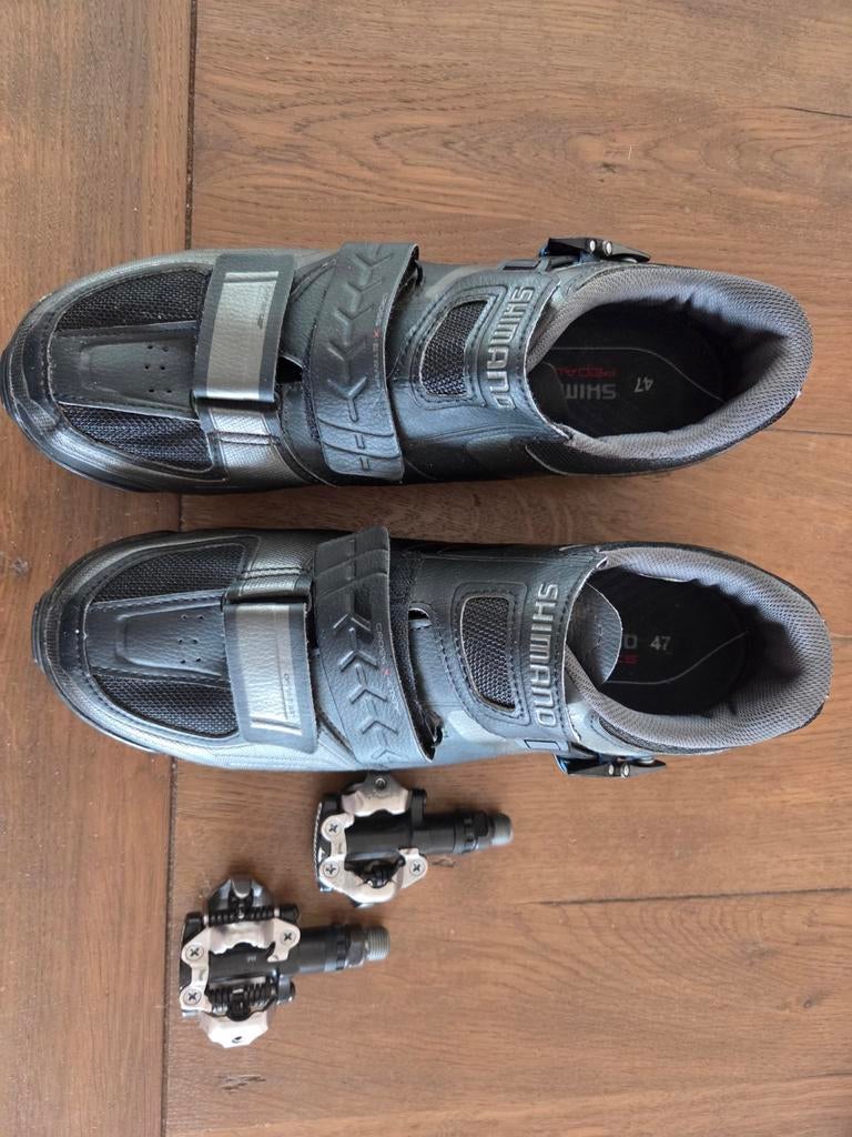 Shimano M089 MTB Schoenen met klikpedalen, Fietsen en Brommers, Fietsaccessoires | Fietskleding, Ophalen of Verzenden, Zo goed als nieuw
