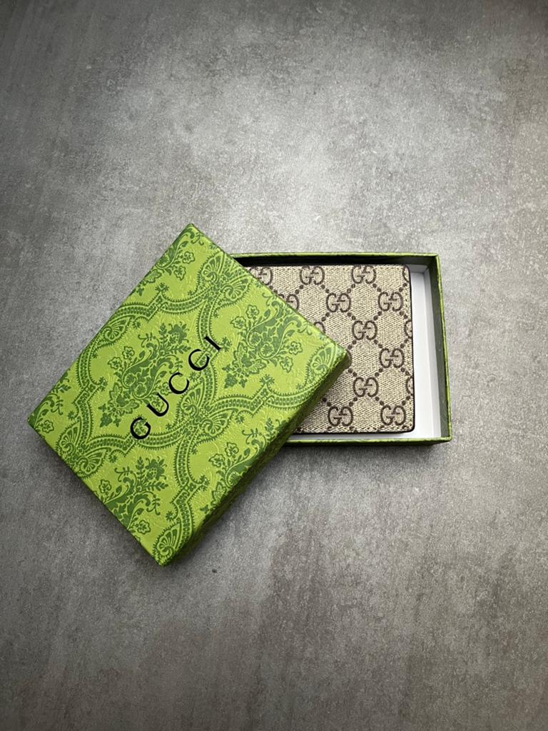Gucci Portemonnee groen, Overige merken, Nieuw, Ophalen of Verzenden, Leer
