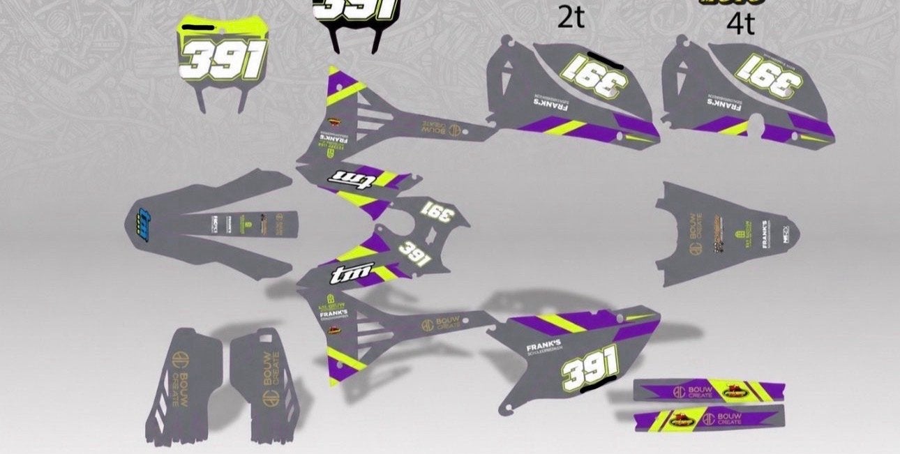 Motorcross stickersets., Ophalen of Verzenden