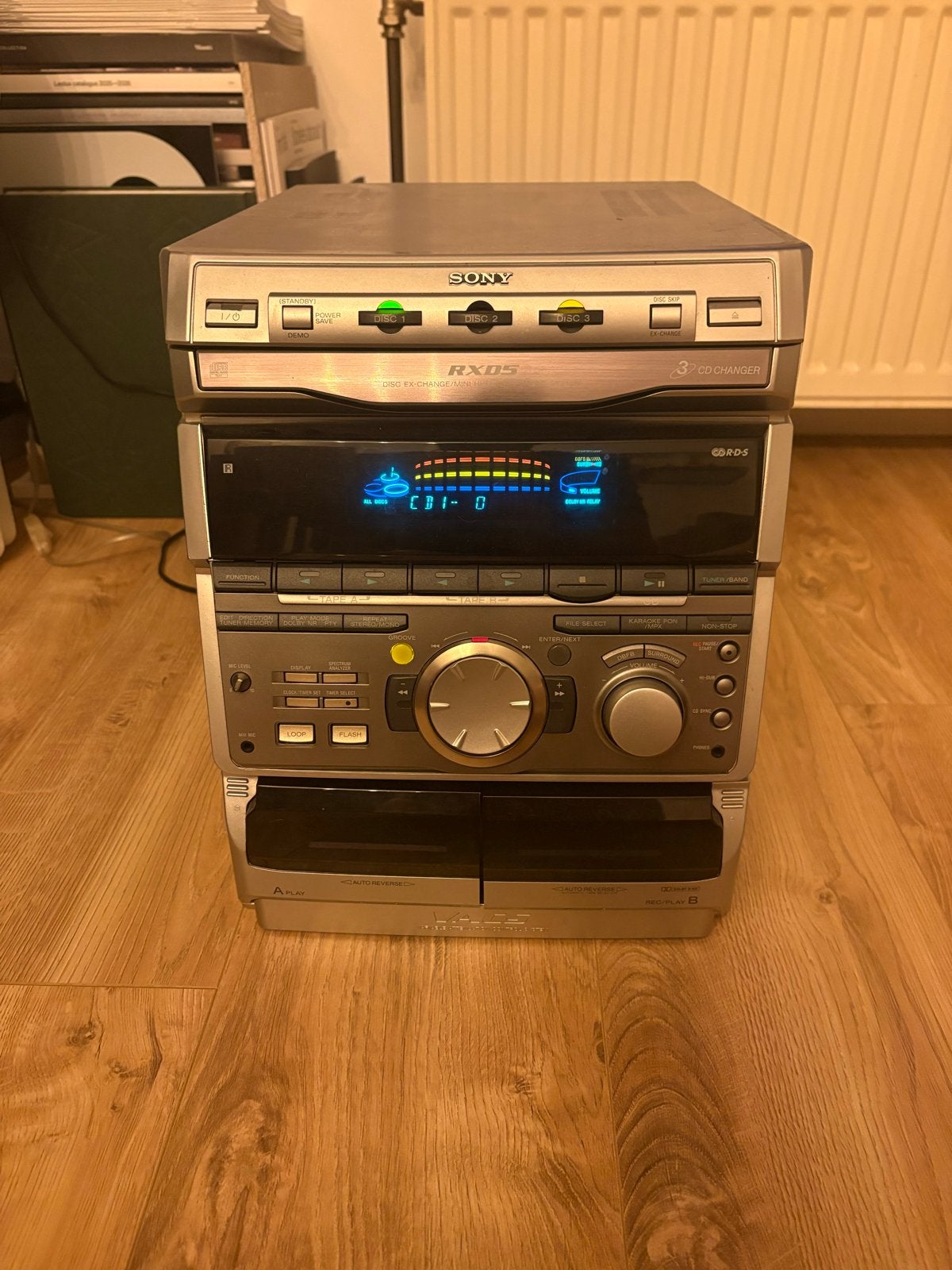 Sony RXD5 Mini Hi-Fi Component Systeem, Gebruikt, Cassettedeck, Ophalen of Verzenden, Microset