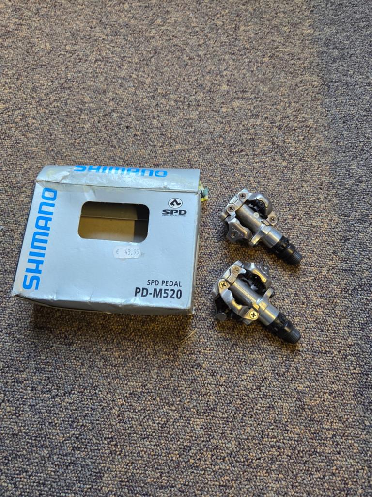 Spd pedalen sp-m520, Fietsen en Brommers, Fietsonderdelen, Ophalen of Verzenden