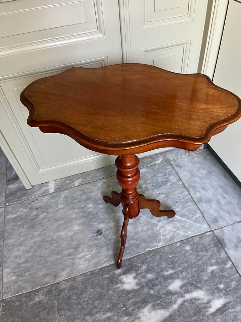Antieke Hollandse Biedermeier bijzettafel wijntafel, Antiek en Kunst, Antiek | Meubels | Tafels, Ophalen of Verzenden
