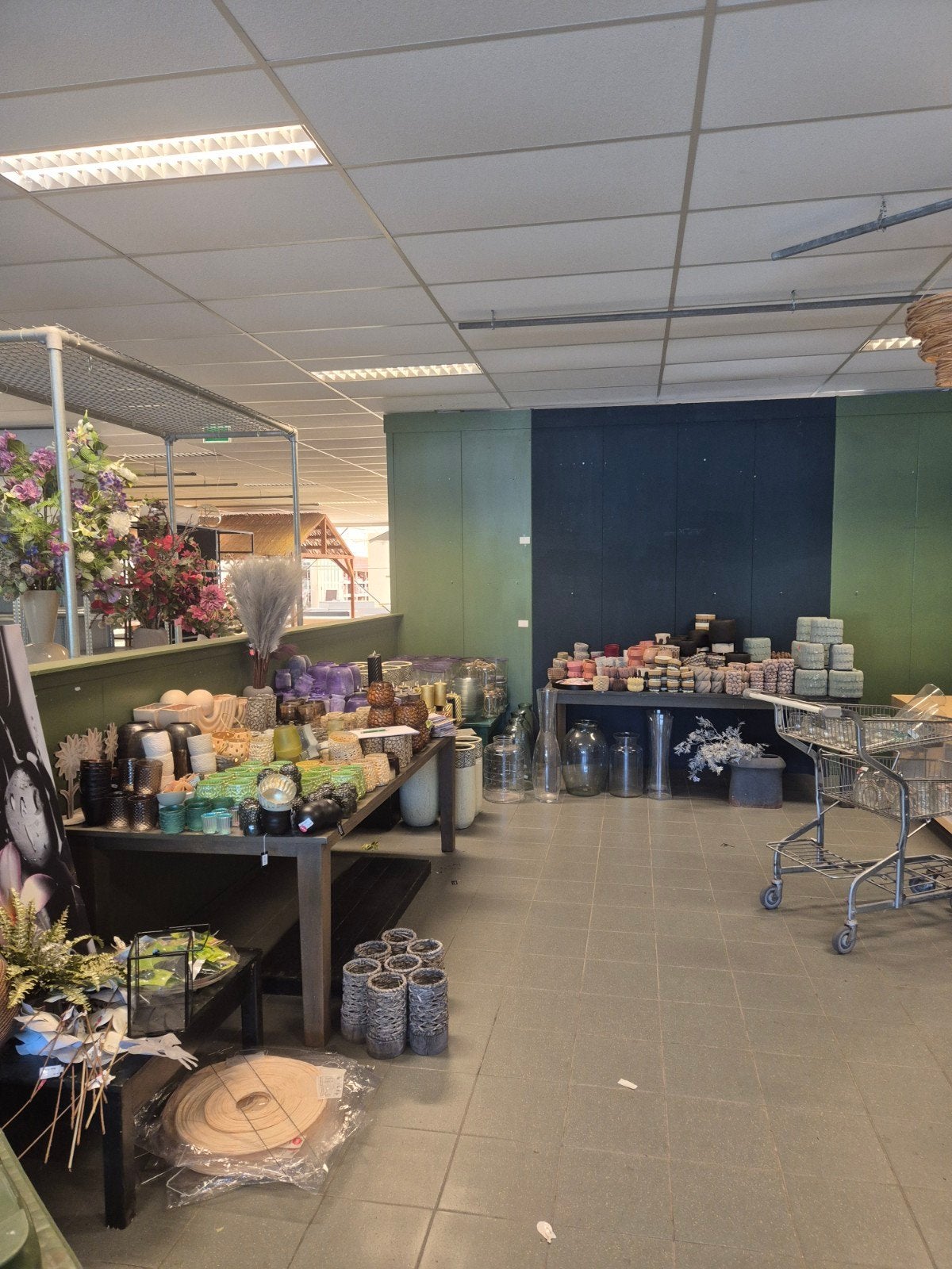 Partij opkoper: potjes, kaarsen, decoratie, lampen, tafels, Ophalen, Vintage, Gebruikt, Meerkleurig