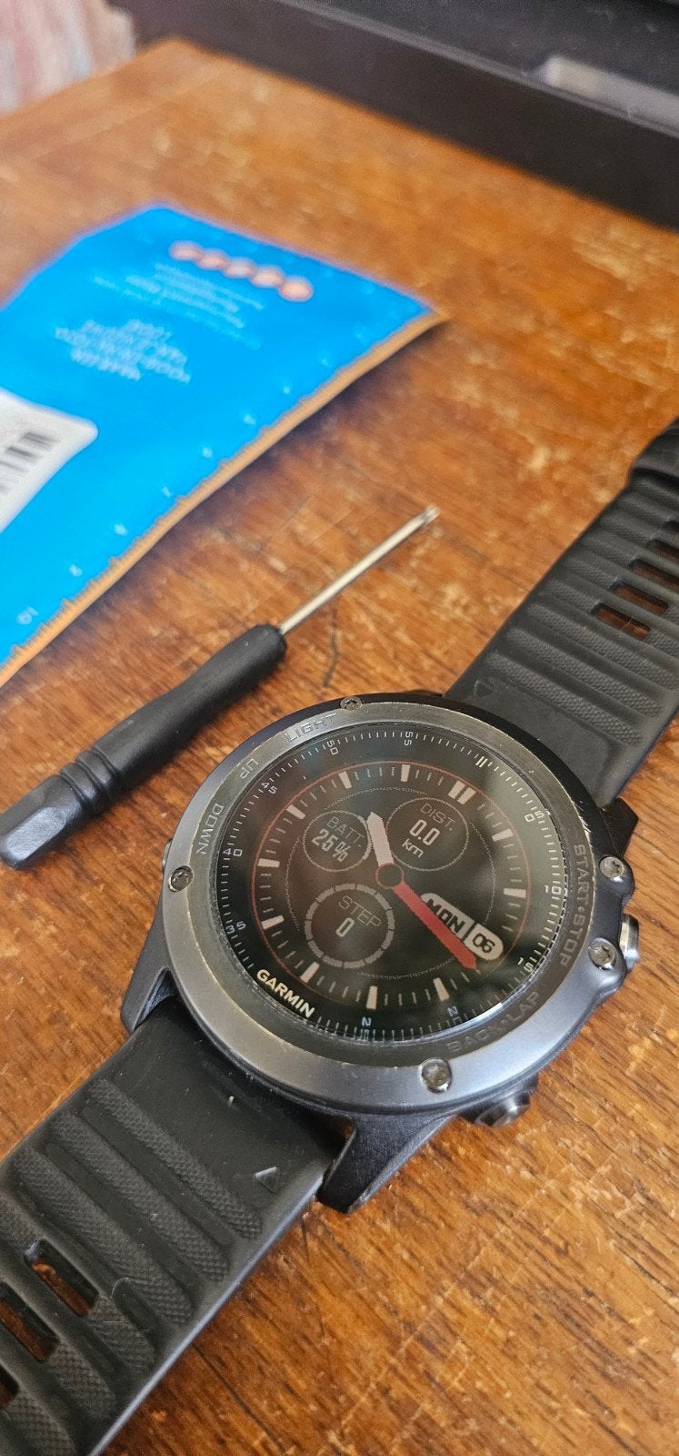 Garmin Fenix 3 HR 51mm Plus Smartwatch - Gebruikt, Gebruikt, Zwart, Garmin, Ophalen of Verzenden