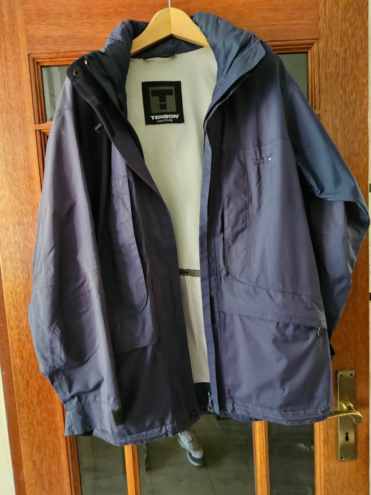 Tenson MPC jas in maat XL. Donkerblauw, Blauw, Maat 56/58 (XL), Ophalen of Verzenden, Zo goed als nieuw