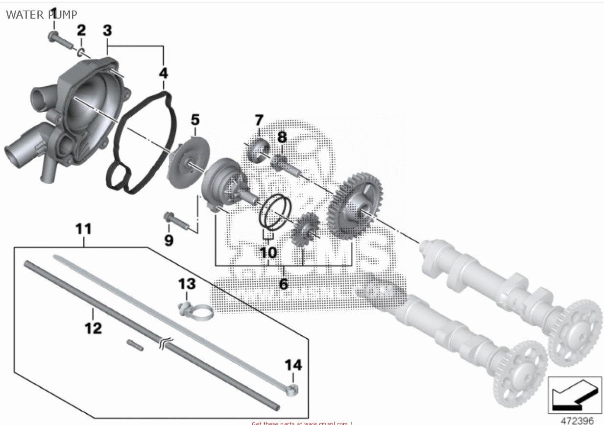 Bmw f 700 f 800 waterpomp 11517724452, Ophalen of Verzenden, Nieuw