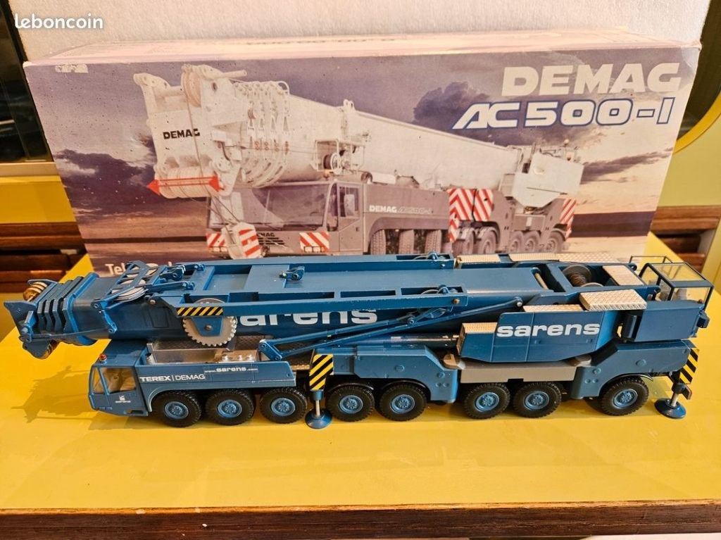 DEMAG AC 500, Hobby en Vrije tijd, Modelauto's | 1:50, Ophalen of Verzenden, Gebruikt, Hijskraan, Tractor of Landbouw, Conrad