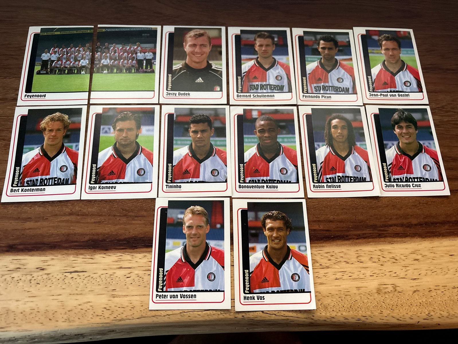 Feyenoord Voetbalplaatjes Panini 1999, Ophalen of Verzenden, Zo goed als nieuw, Stickers en Plaatjes
