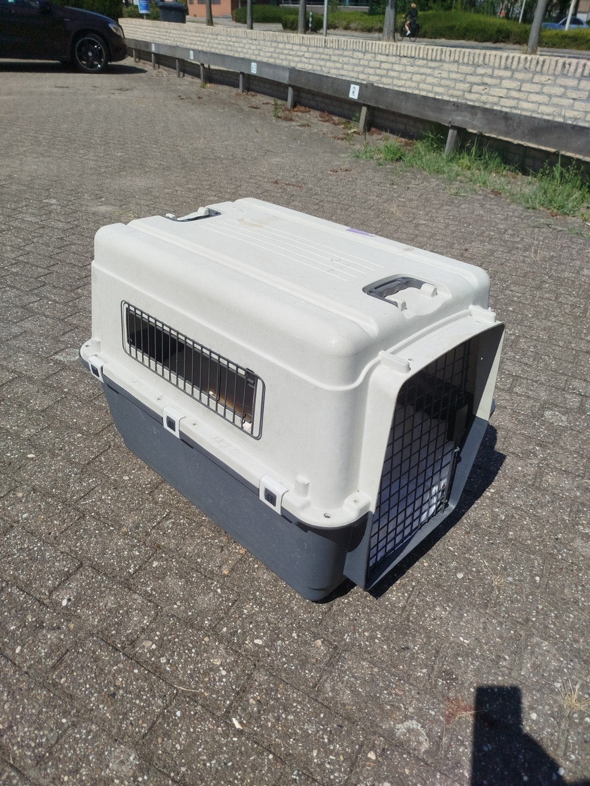 Honden reis bench hok voor vliegtuig. Grote maat, Ophalen, Gebruikt