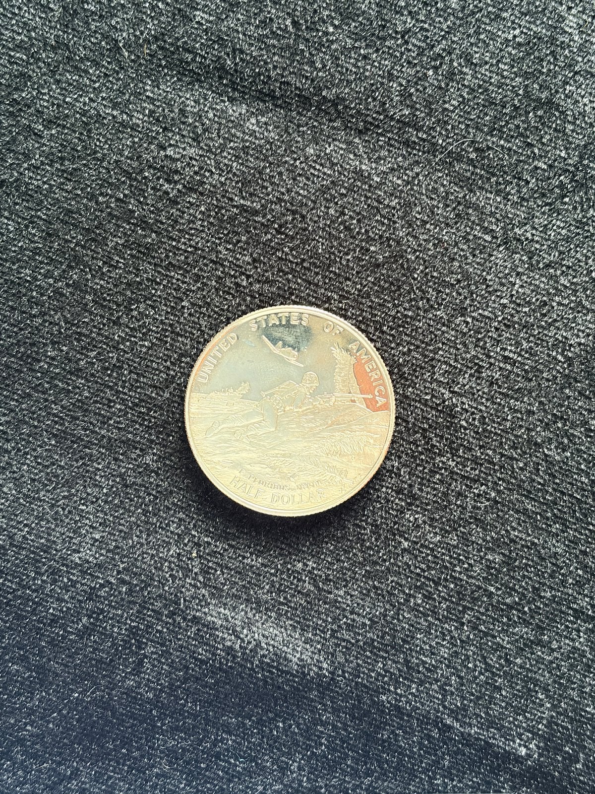 USA 1995 WW2 PROOF clad half dollar, Ophalen, Noord-Amerika