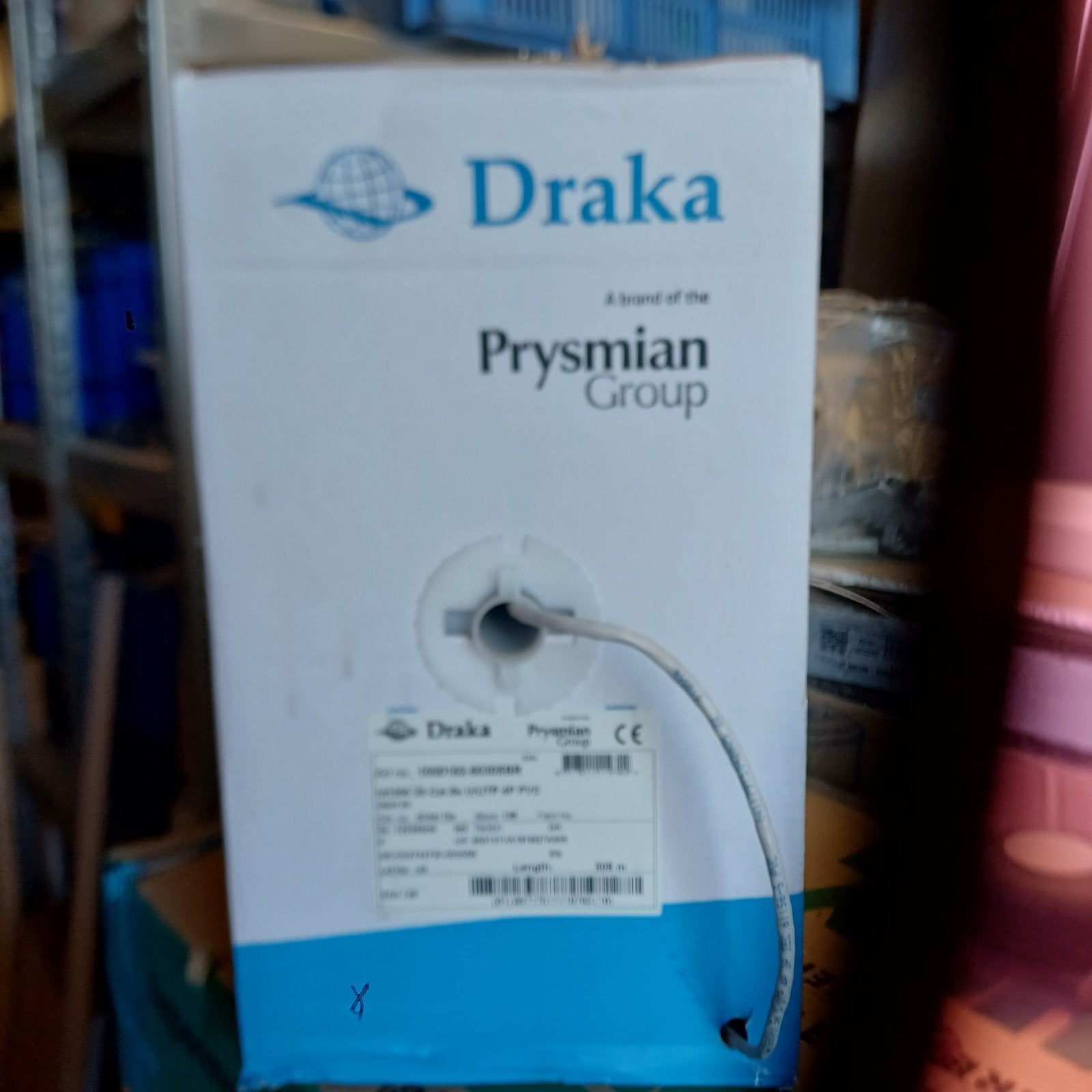 Draka UTP Cat5e kabel - ca. 200-250 meter, Ophalen of Verzenden, Nieuw, Draka, Kabel of Snoer