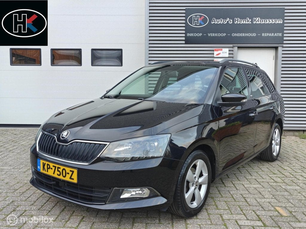Skoda Fabia Combi 1.2TSi 90pk JOY Airco Cruisecontrol LMvelg, Auto's, Euro 6, 4 cilinders, Zwart, Origineel Nederlands
