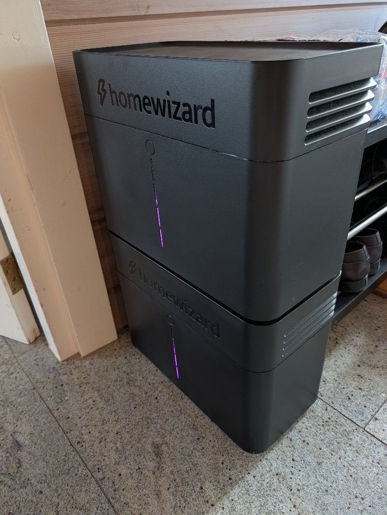 HomeWizard Plug-In Battery (twee stuks - één koop), Ophalen, Zo goed als nieuw, Homewizard