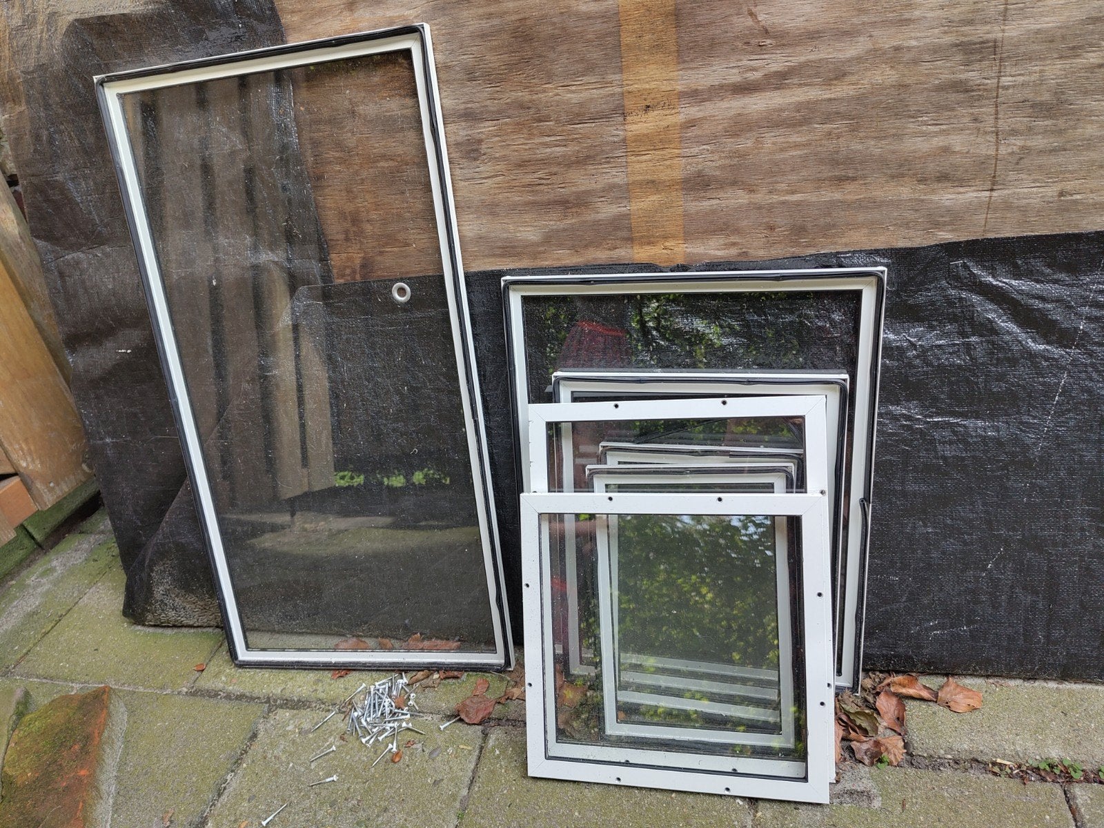 voorzetramen, Ophalen, Gevelraam of Ruit, Minder dan 80 cm, Zo goed als nieuw